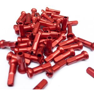 Sapim Spaaknippel 14 Polyax 14mm rood aluminium (100st)