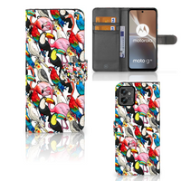 Motorola Moto G32 Telefoonhoesje met Pasjes Birds - thumbnail