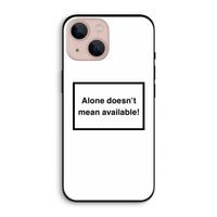Alone: iPhone 13 Biologisch afbreekbaar hoesje