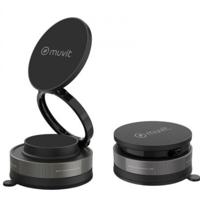 Mobieltjeshouder voor in de Auto Muvit MCCHL0035 Zwart