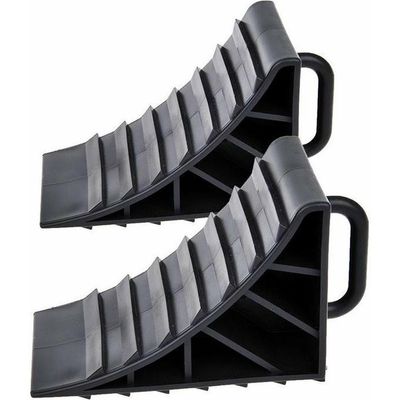 Wielkeg - 2x - met handvat - zwart - kunststof - 15 x 10 x 9 cm