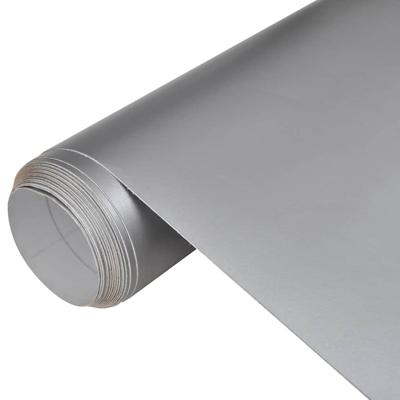 VidaXL 2 st autofolie 100x150 cm + 50x150 cm matzilverkleurig