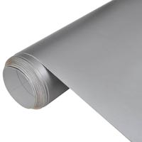 VidaXL 2 st autofolie 100x150 cm + 50x150 cm matzilverkleurig