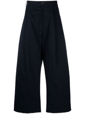 Studio Nicholson pantalon ample à taille haute - Noir