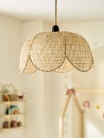 Schaduw voor bamboe hanglamp CHAMPÊTRE goudbeige