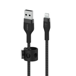 Belkin BOOSTCHARGE PRO Flex USB-A-kabel met Lightning-connector kabel 1 meter