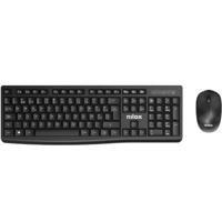 Toetsenbord en draadloze muis Nilox NXKMWE012 Qwerty Spaans