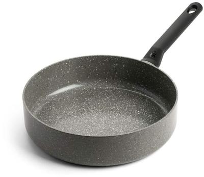 BK Hapjespan - Sauteuse -met deksel - Granite - ø 28 cm / 4.2 liter - keramische anti-aanbaklaag