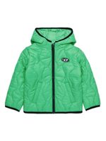 Diesel Kids veste matelassée à logo appliqué - Vert