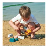 Ecoiffier kasteel zandvormen met schep, 5dlg.