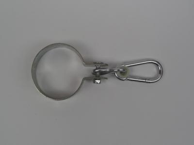 Schommelring verzinkt diam. 100 mm met karabijnhaak - Hermic