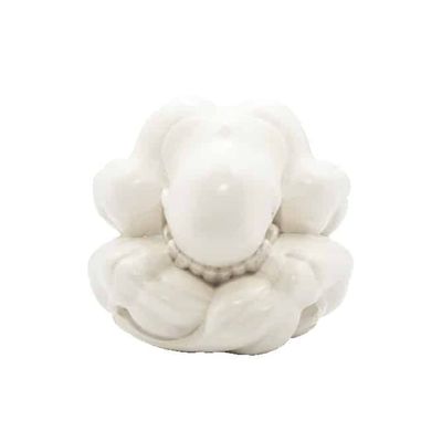 Yogi Polystone Wit (9 cm)