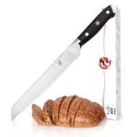 KOI Artisan® Damascus Broodmes - 20,32 cm - VG10 Super Staal - Militaire Kwaliteit Handvat - thumbnail