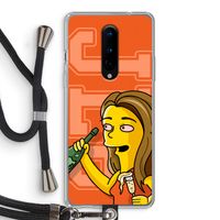 Jamie Lee Simpson: OnePlus 8 Transparant Hoesje met koord