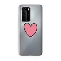 Hartje: Huawei P40 Pro Transparant Hoesje