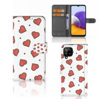 Samsung Galaxy A22 4G | M22 | Telefoon Hoesje | Hearts Samsung Galaxy A22 4G | M22 | Telefoon Hoesje | Hearts