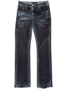 Purple Brand jean évasé à effet enduit - Noir