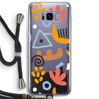 Abstract: Samsung Galaxy S8 Plus Transparant Hoesje met koord