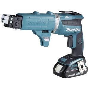 Makita DFS452AJX2 Accu-gipsplaatschroevendraaier 18 V 2 Ah