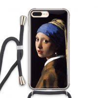 The Pearl Earring: iPhone 7 PLUS Transparant Hoesje met koord