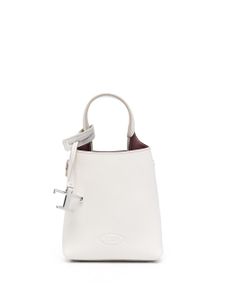 Tod's sac en cuir à logo embossé - Blanc