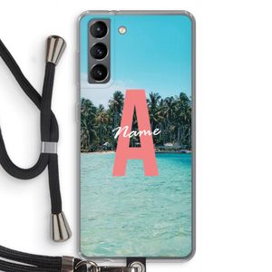 Pacific Dream: Samsung Galaxy S21 Transparant Hoesje met koord