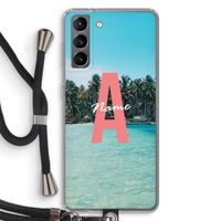 Pacific Dream: Samsung Galaxy S21 Transparant Hoesje met koord
