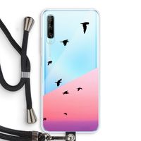 Fly away: Huawei P Smart Pro Transparant Hoesje met koord