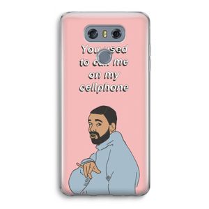 Hotline bling: LG G6 Transparant Hoesje