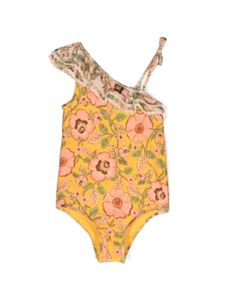 ZIMMERMANN Kids maillot de bain Junie à fleurs - Orange