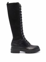 Gianvito Rossi bottes Martis à lacets - Noir