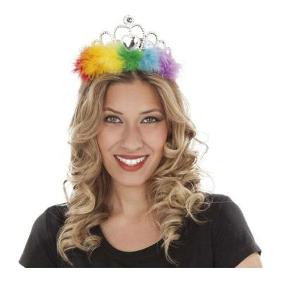 hoofdband My Other Me Pride Multicolour Regenboog Kroon S