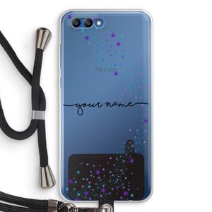 Sterren: Honor 10 Transparant Hoesje met koord