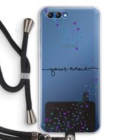Sterren: Honor 10 Transparant Hoesje met koord