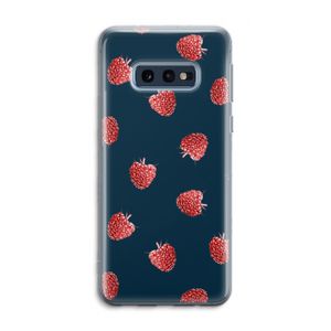 Framboosjes: Samsung Galaxy S10e Transparant Hoesje