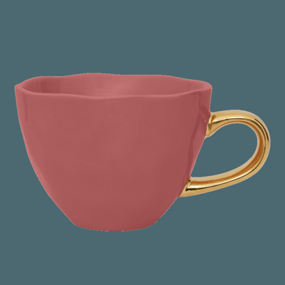 Good Morning kop Cappuccino / Thee Ø11 cm - Brandied Apricot (set van 4)
