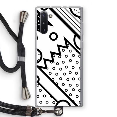 Pop Art #4: Samsung Galaxy Note 10 Transparant Hoesje met koord