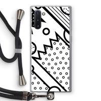 Pop Art #4: Samsung Galaxy Note 10 Transparant Hoesje met koord