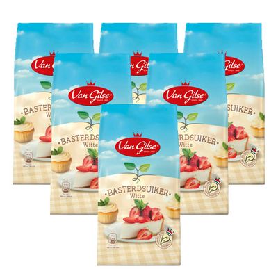 Van Gilse - Witte Basterd Suiker - 6x 600g