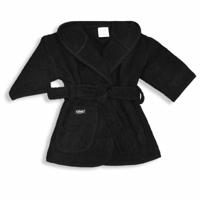 Funnies badjas katoen zwart-1-2 jaar