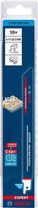 Bosch Accessoires Expert ‘Hard Nail Pallets’ S 1122 CHM reciprozaagblad 10-delig - 1 stuk(s) - 2608900388