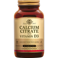 Solgar Calcium Citraat met Vitamine D3 Tabletten