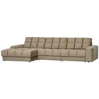 WOOOD Second Date Chaise Longue Links - Structure Velvet - Wheatfield