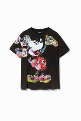 Arty T-shirt met Mickey Mouse - BLACK - XXL