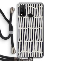 Moroccan stripes: Huawei P Smart (2020) Transparant Hoesje met koord