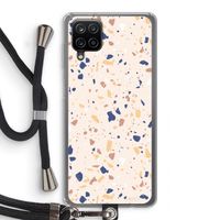 Terrazzo N°23: Samsung Galaxy A12 Transparant Hoesje met koord
