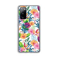 Tropisch 2: Samsung Galaxy S20 FE / S20 FE 5G Transparant Hoesje