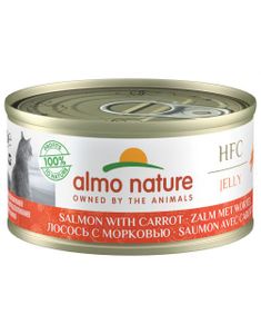 Almo Nature HFC kat Jelly Zalm met Wortel 70gr