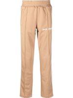 Palm Angels pantalon de jogging à logo imprimé - BEIGE WHITE