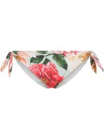 Dolce & Gabbana bas de bikini à fleurs - Rose